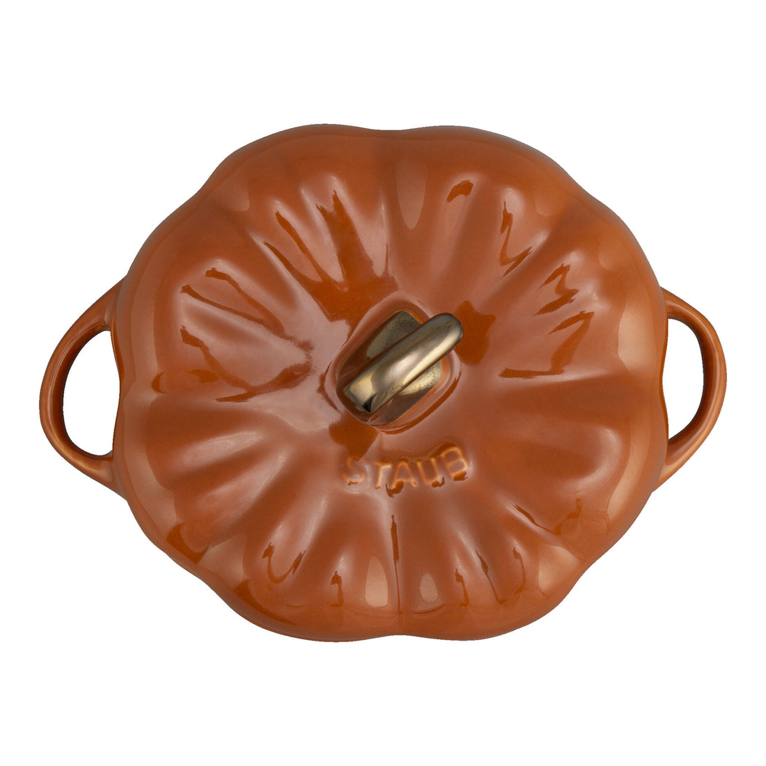 Staub Stoneware 24-oz Pumpkin Cocotte - Burnt Orange