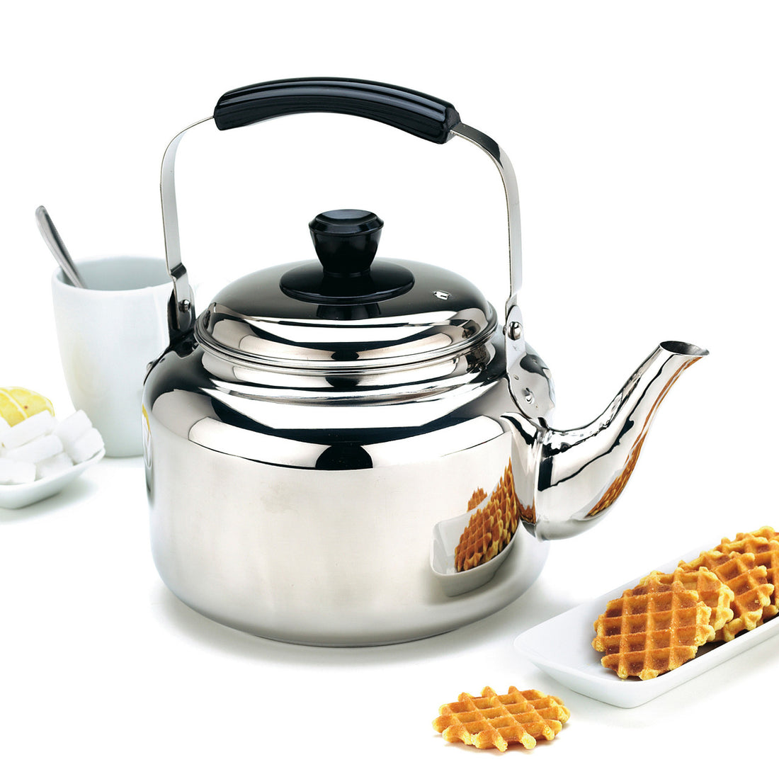 Demeyere Resto 4.2-qt Stainless Steel Tea Kettle