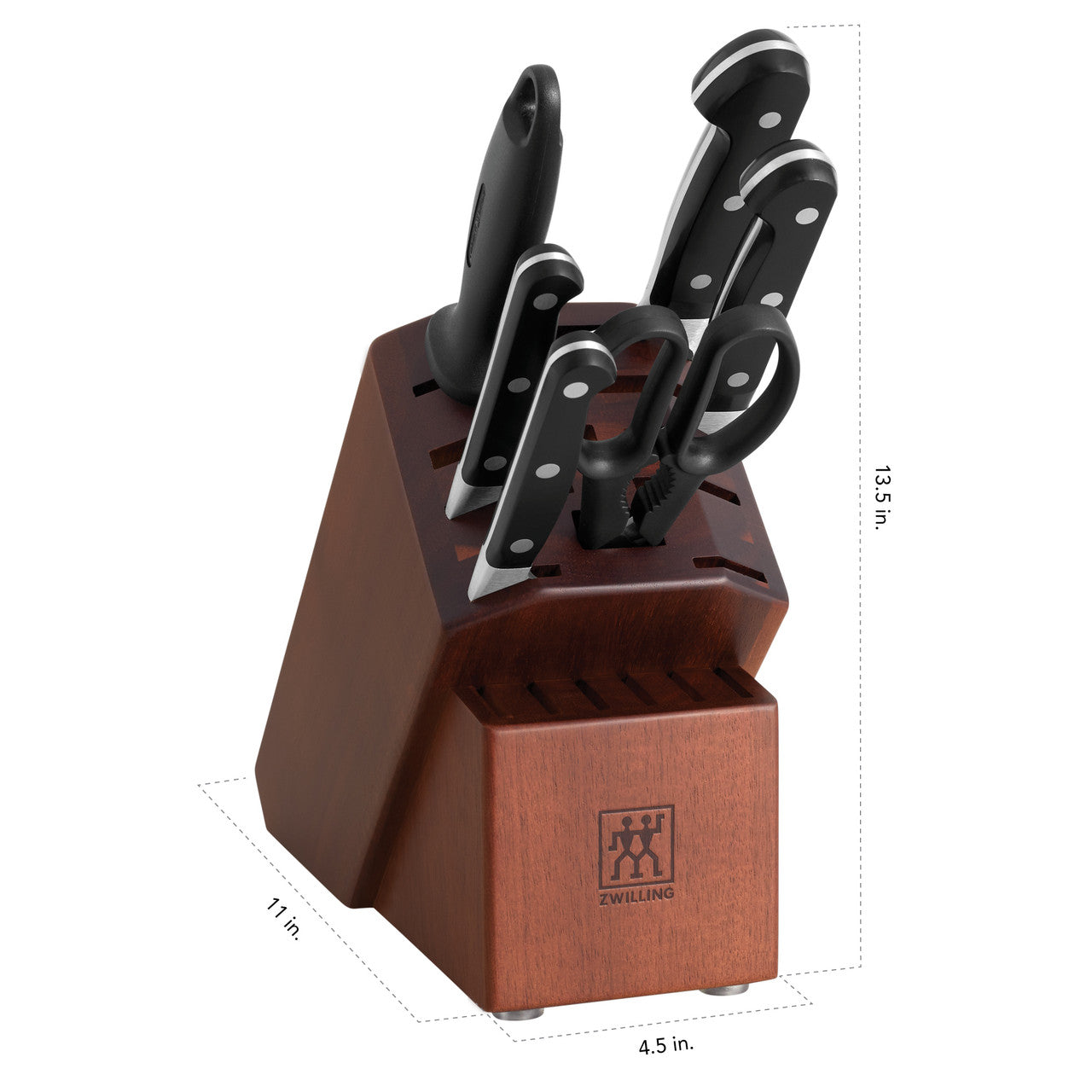 ZWILLING Pro 7-pc Knife Block Set