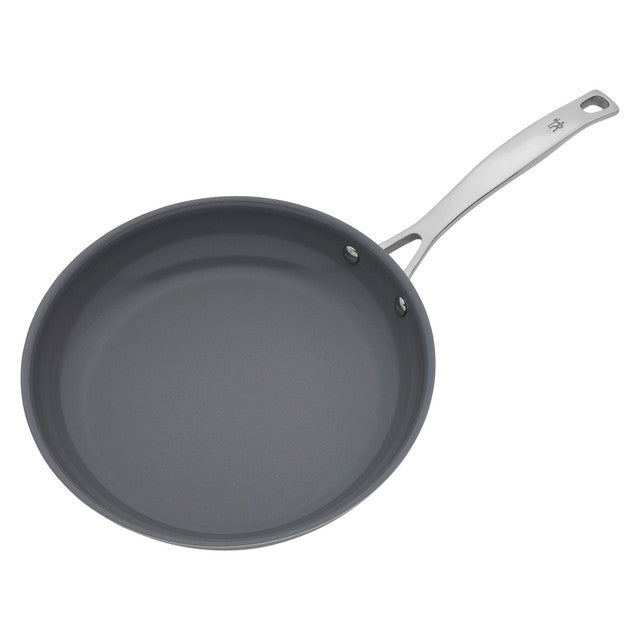 Henckels CLAD H3 Ceramic Nonstick 10-inch Stainless Steel Ceramic Nonstick Fry Pan with Lid