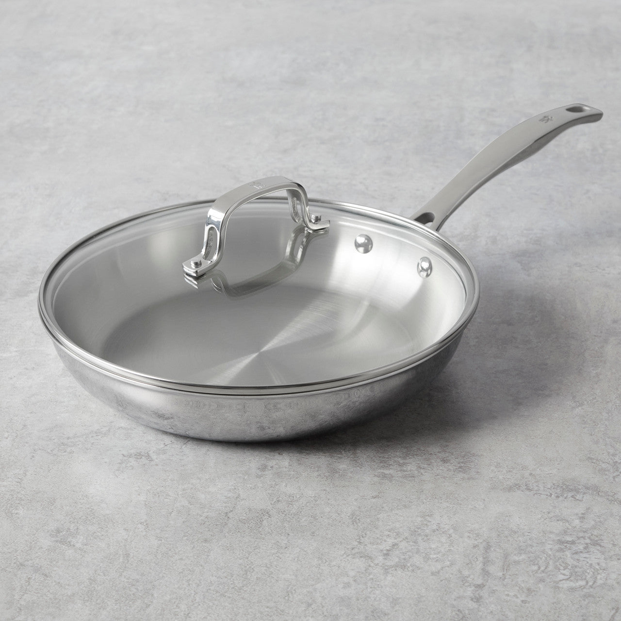 Henckels CLAD H3 10-inch Stainless Steel Fry Pan with Lid