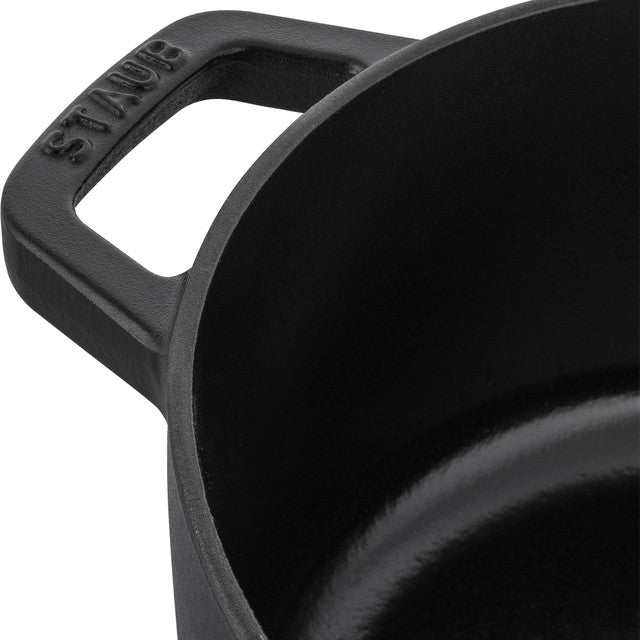 Staub Cast Iron 6.25-qt Wide Oval Dutch Oven - Black
