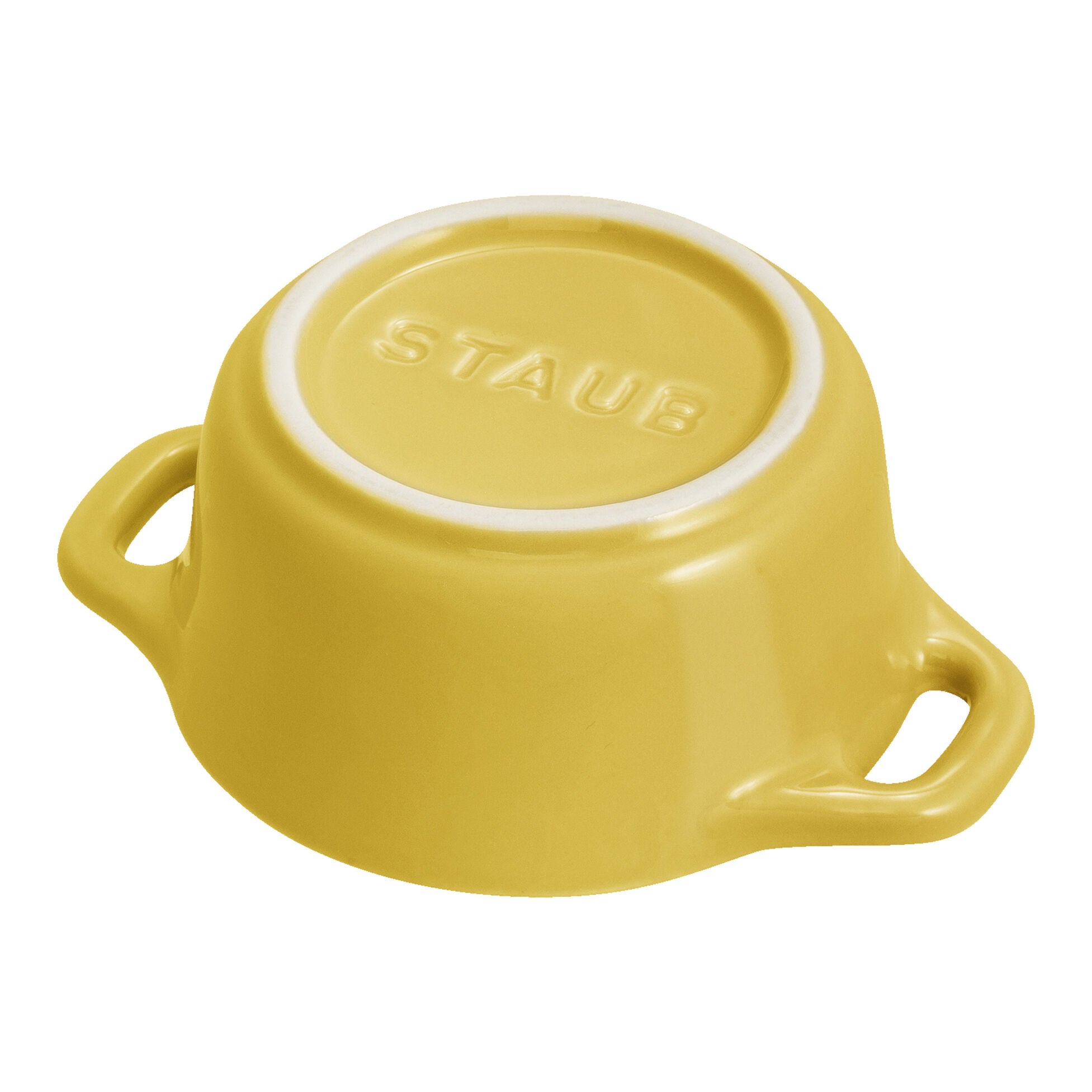 Staub Stoneware 3-pc Mini Round Cocotte Set (.25-qt) - Citron