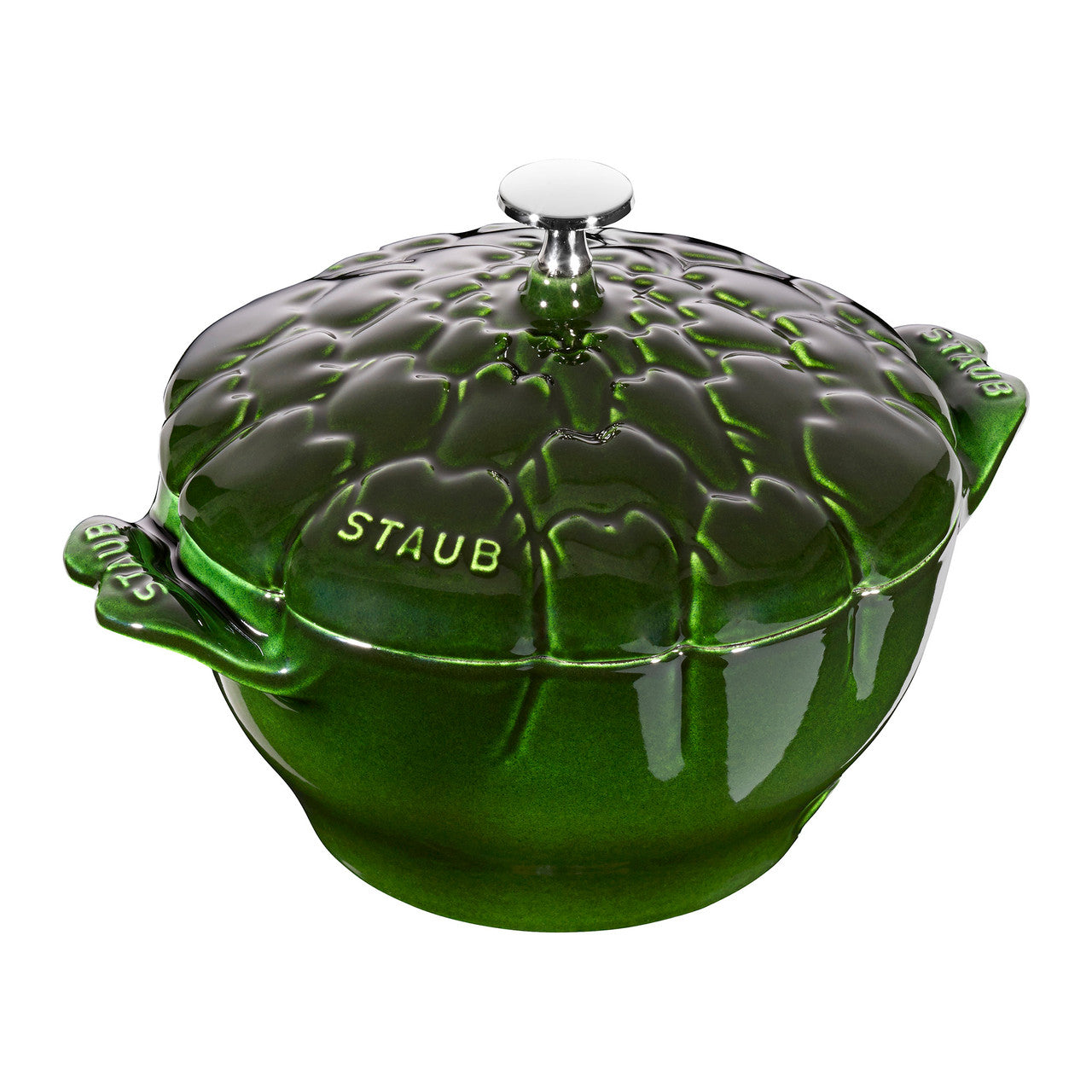 Staub Cast Iron 3-qt Artichoke Dutch Oven - Basil