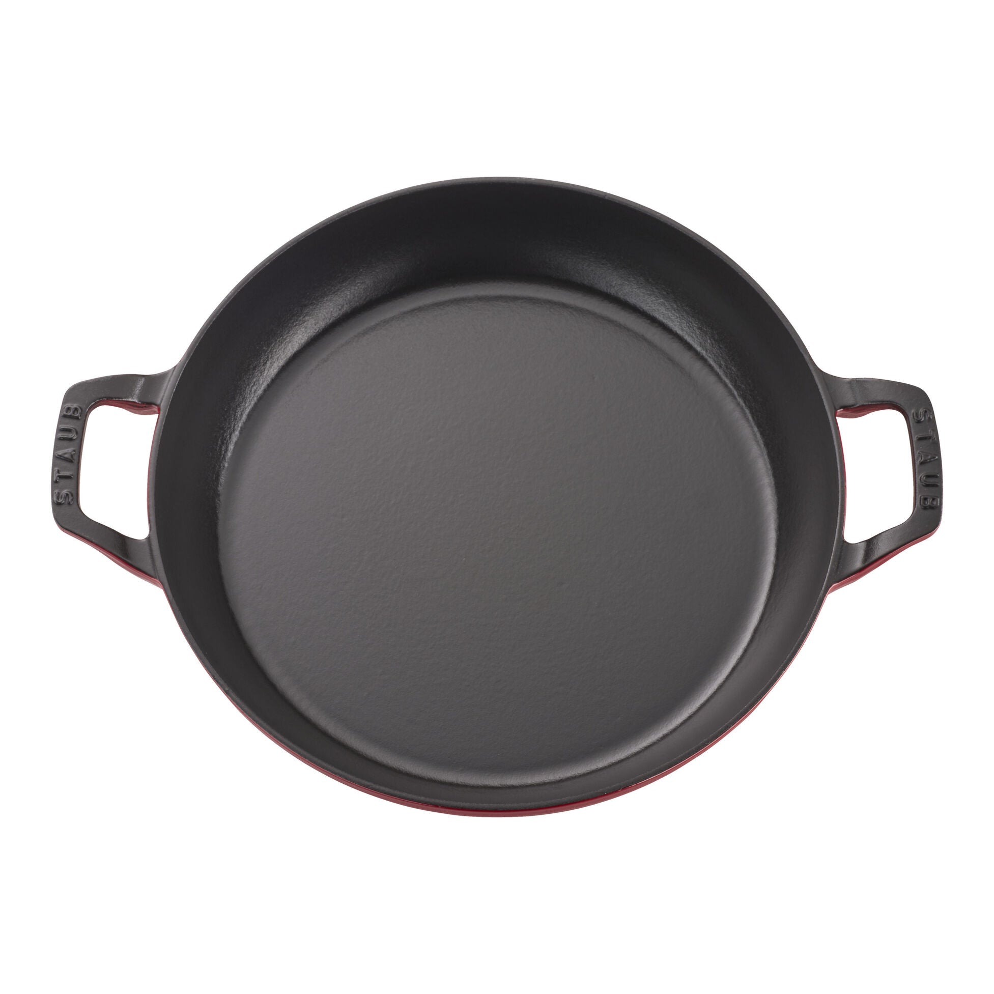 Staub Cast Iron 3.5-qt Braiser with Glass Lid - Cherry