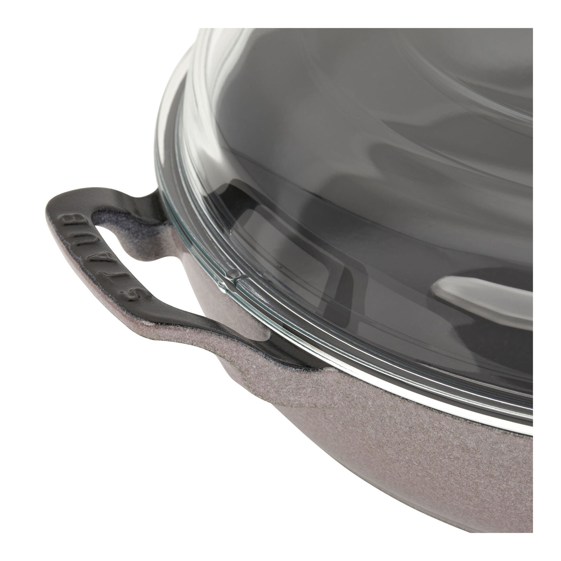 Staub Cast Iron 3.5-qt Braiser with Glass Lid - Lilac