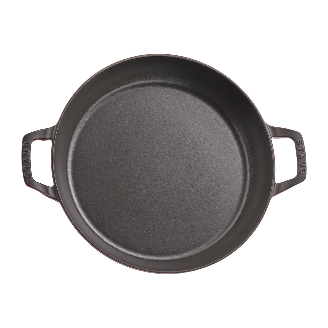 Staub Cast Iron 3.5-qt Braiser with Glass Lid - Black