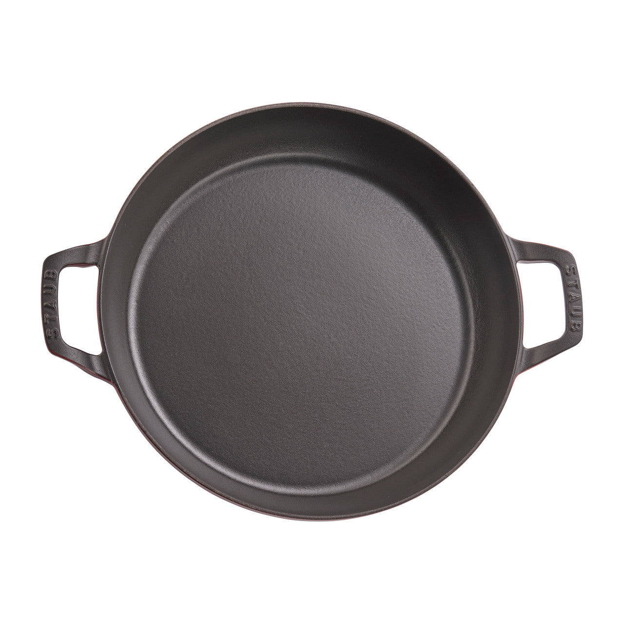 Staub Cast Iron 3.5-qt Braiser with Glass Lid - Black