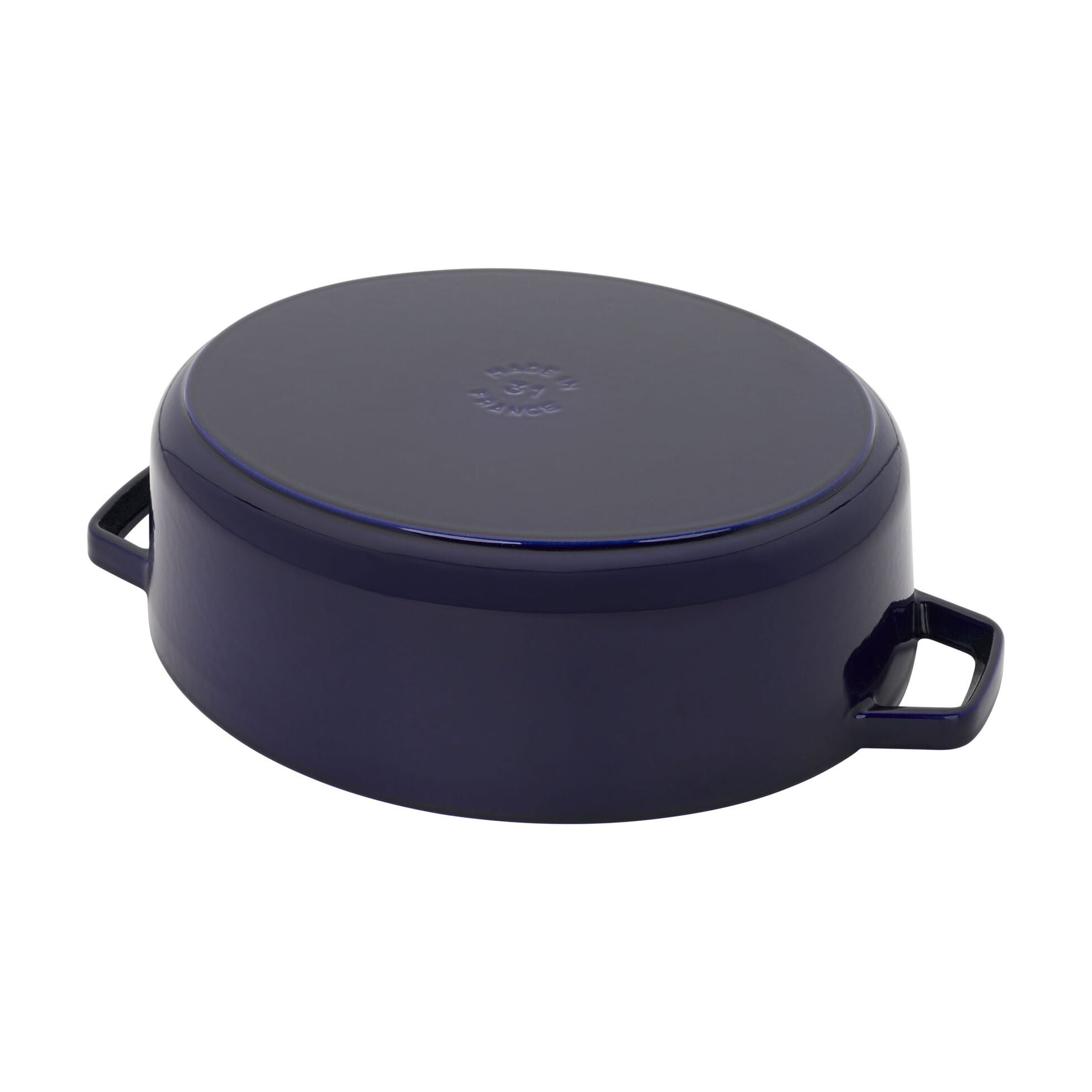 Staub Cast Iron 6.25-qt Wide Oval Dutch Oven - Dark Blue