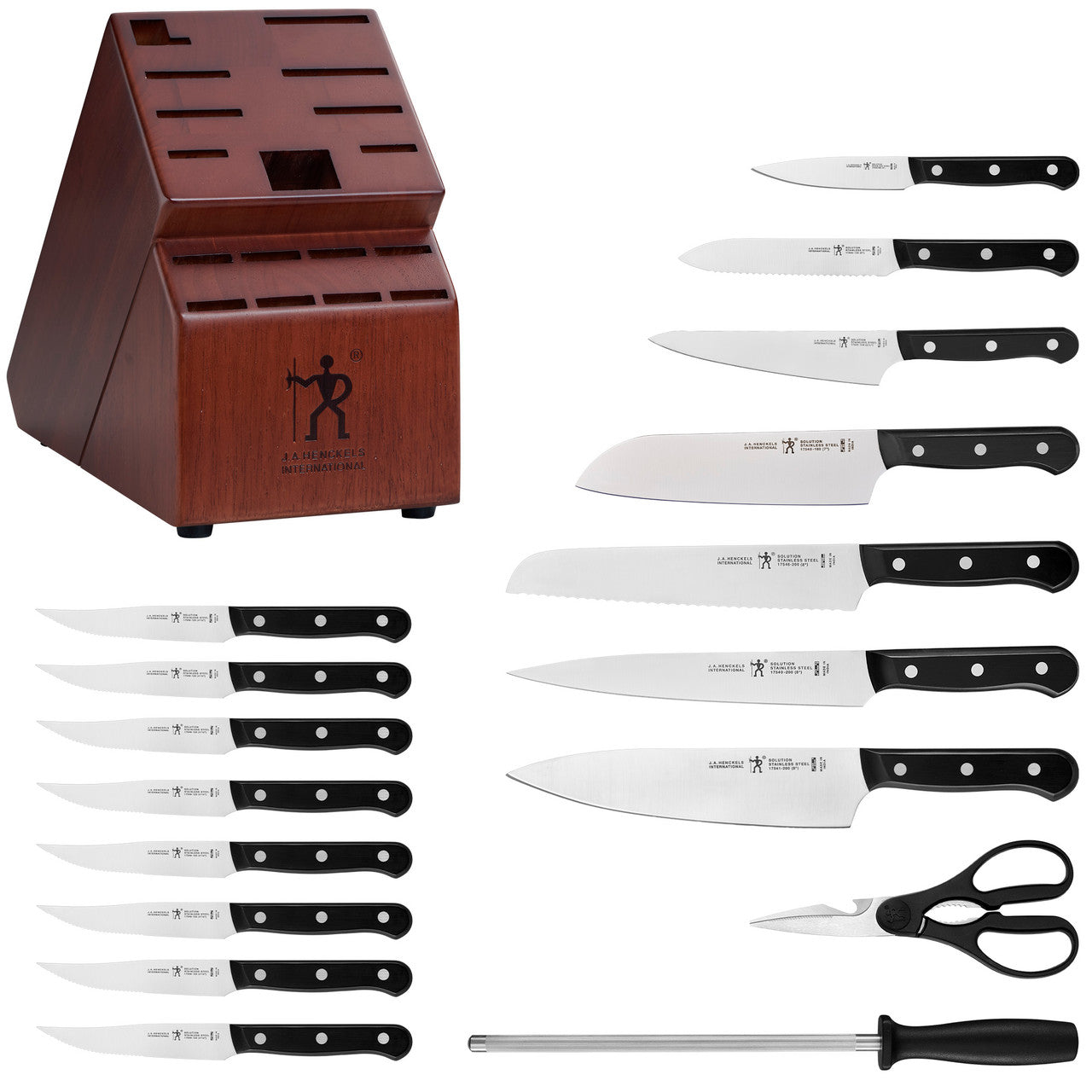 Henckels Solution 18-pc Knife Block Set