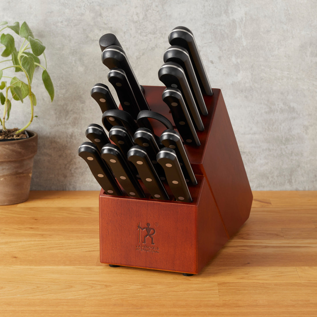 Henckels Solution 18-pc Knife Block Set