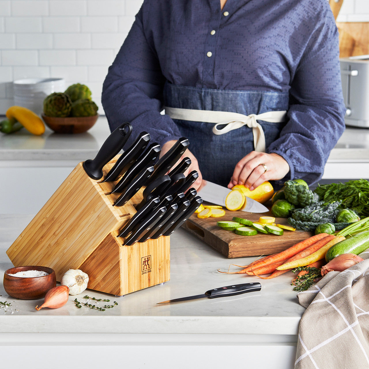 ZWILLING TWIN Signature 19-pc Knife Block Set