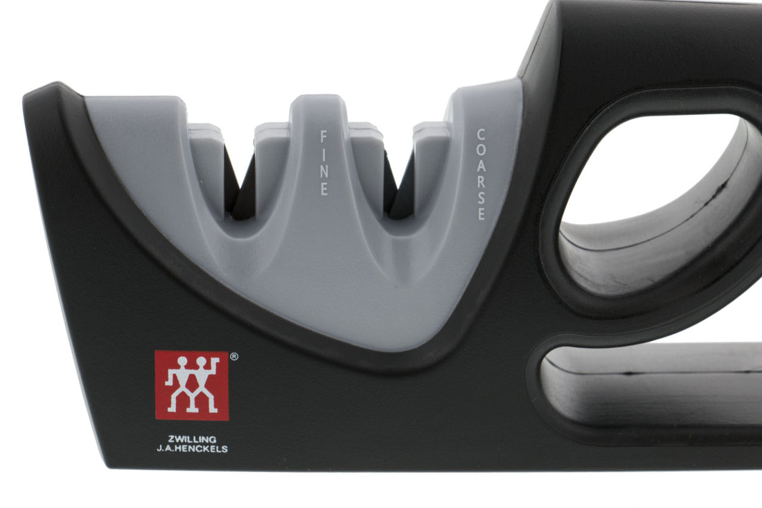 ZWILLING 2-stage Pull-Through Sharpener-Gray