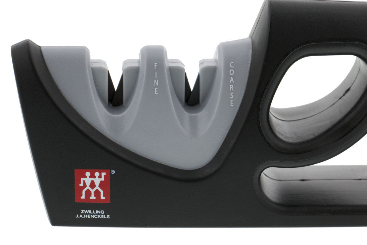 ZWILLING 2-stage Pull-Through Sharpener-Gray