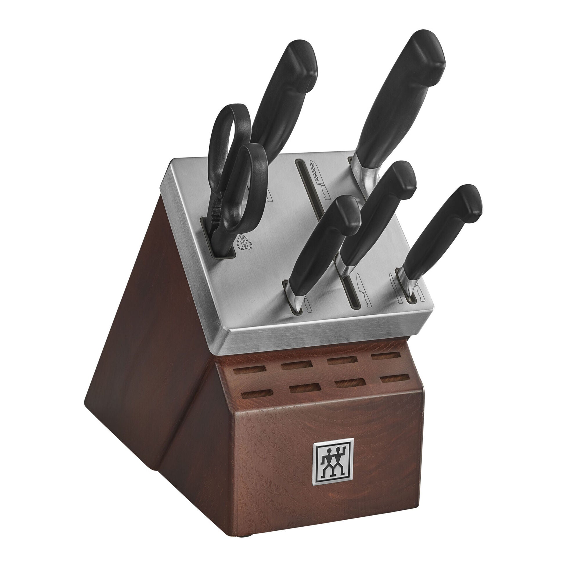 ZWILLING Four Star 7-pc Self-Sharpening Knife Block Set