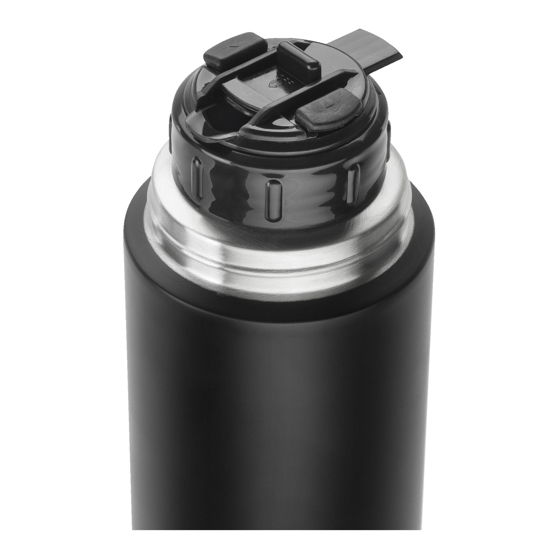 ZWILLING Thermo Bev Bottle w/ Lid/Cup, 33.8 oz/1L - Matte Black