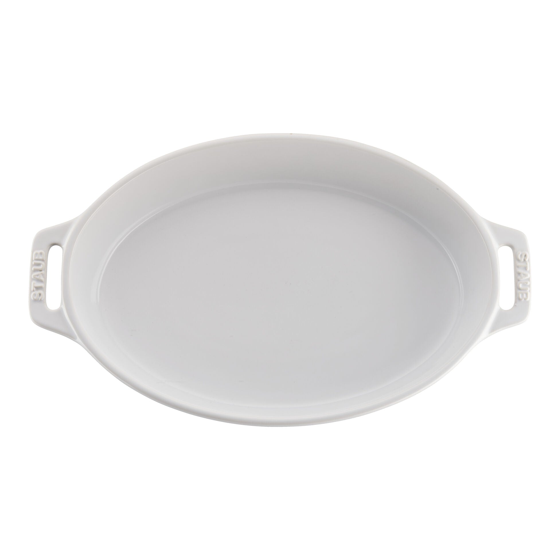 Staub Stoneware 2-pc Oval Baking Dish Set - White