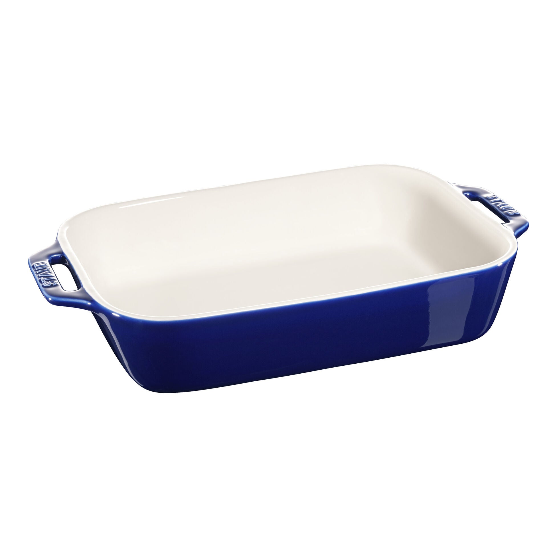 Staub Stoneware 2-pc Rectangular Baking Dish Set - Dark Blue