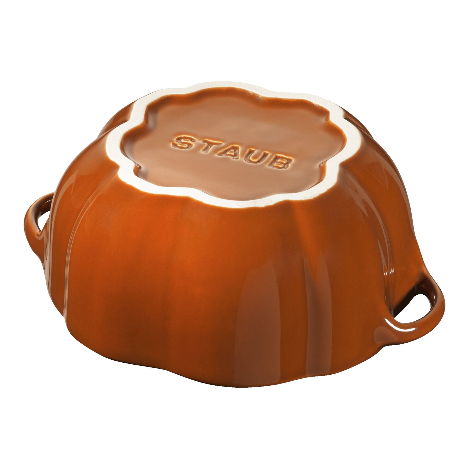 Staub Stoneware 24-oz Pumpkin Cocotte - Burnt Orange