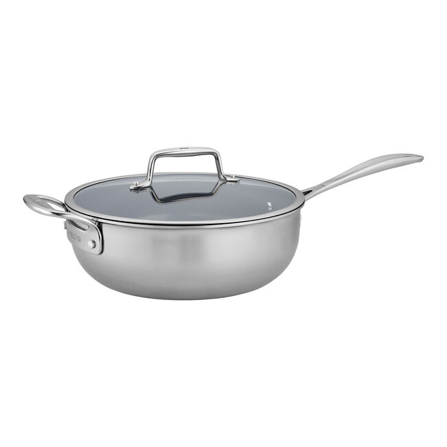 ZWILLING Clad CFX 10-inch, Non-stick, Stainless Steel Ceramic Perfect Pan