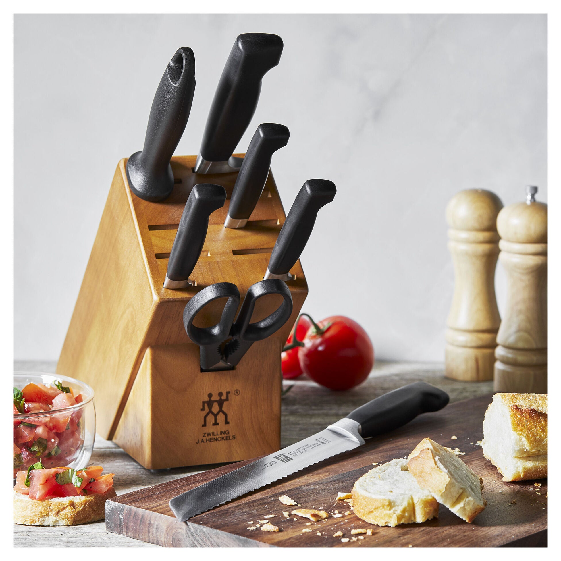 ZWILLING Four Star 8-pc Knife Block Set