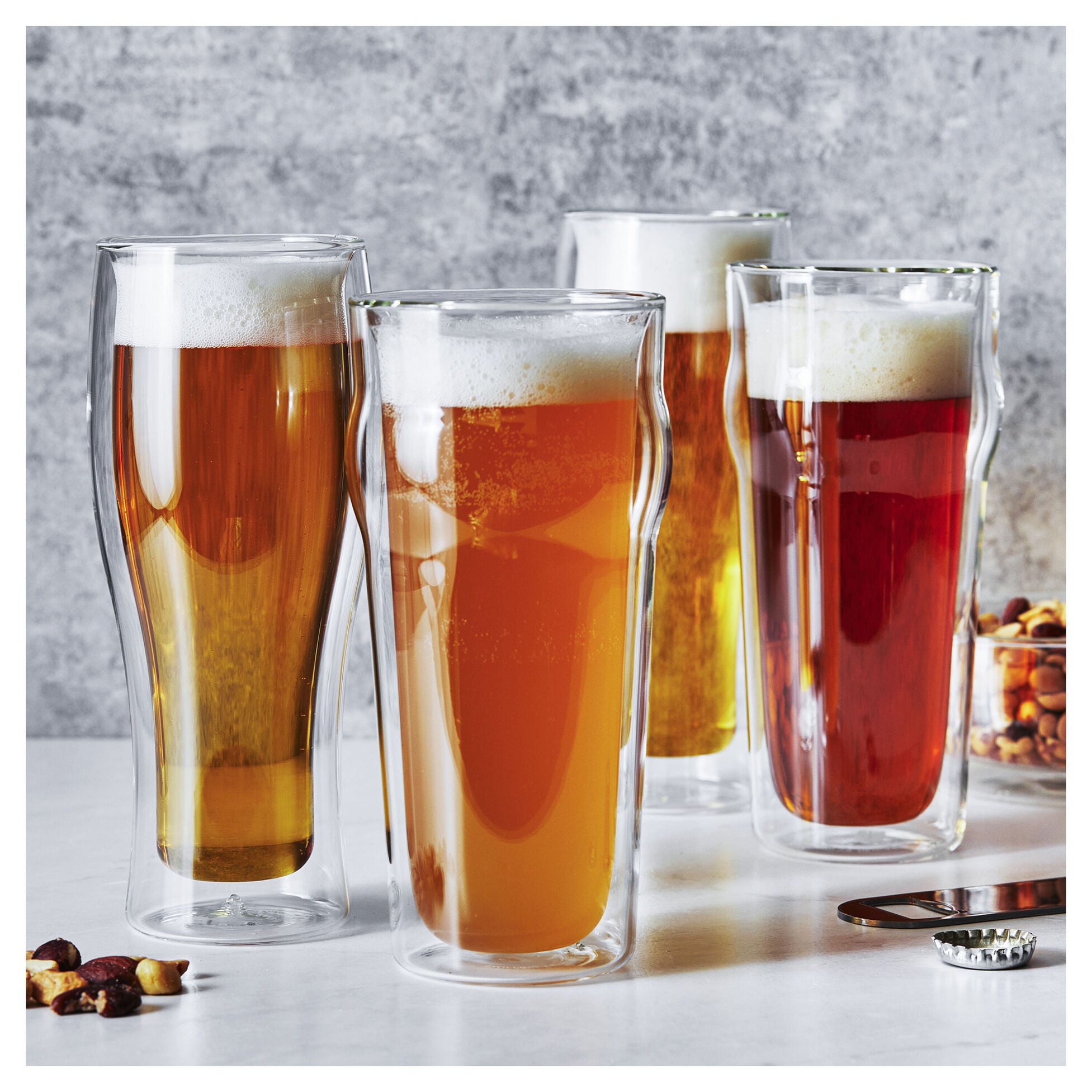 ZWILLING Sorrento Bar 4-pc Beer Glass Set 14 oz & 16 oz