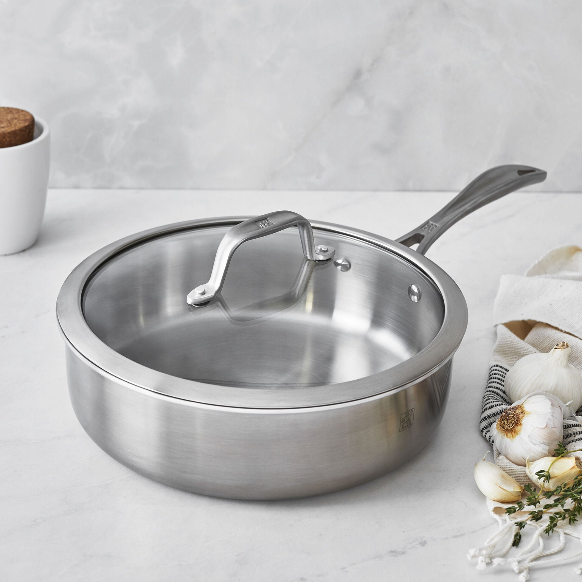 ZWILLING Spirit 3-Ply 3 qt, Stainless Steel, Saute Pan