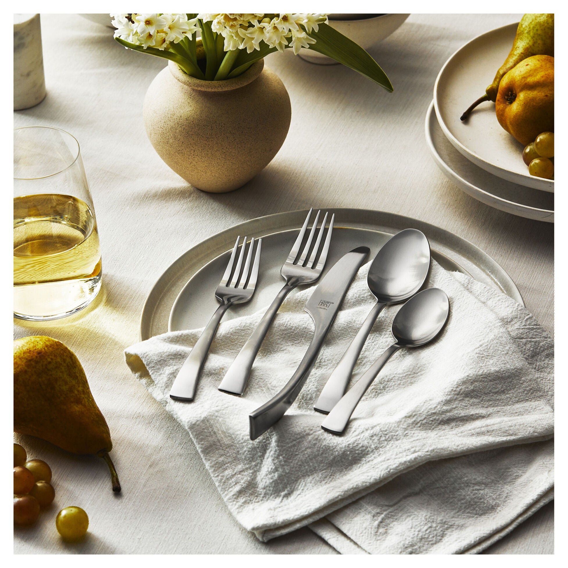 ZWILLING Bellasera Satin 45-pc 18/10 Stainless Steel Flatware Set