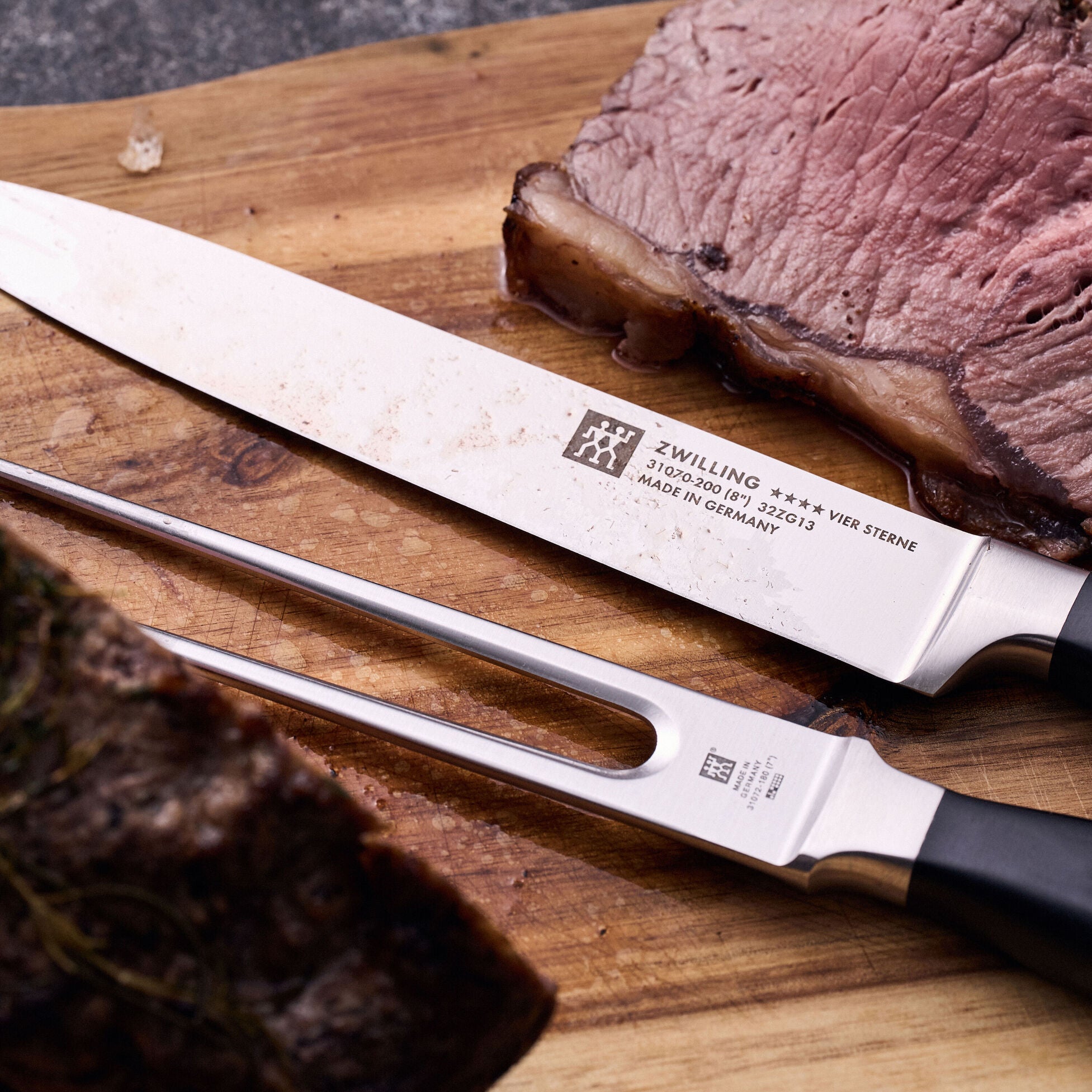 ZWILLING Four Star 2-pc Carving Knife & Fork Set
