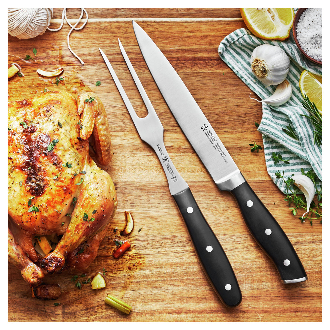 Henckels Forged Accent 2-pc Carving Set