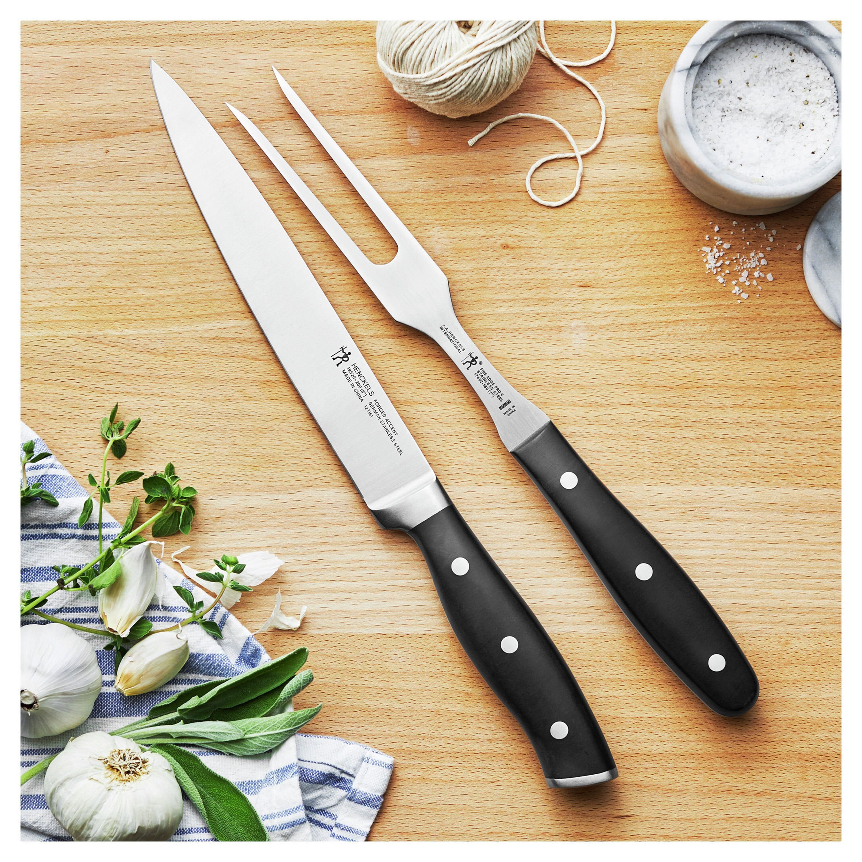 Henckels Forged Accent 2-pc Carving Set