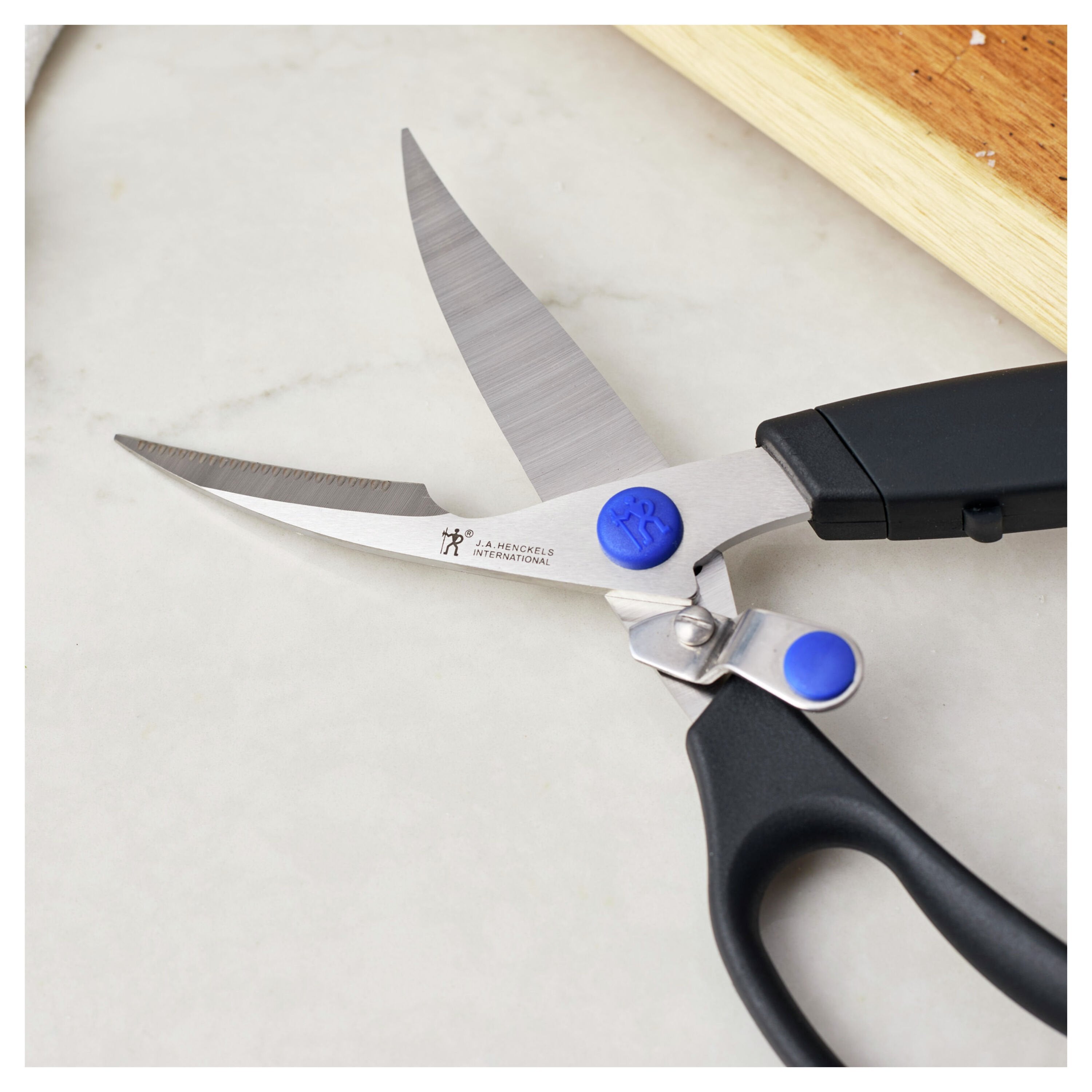 Henckels Poultry Shears Stainless, Black Handle