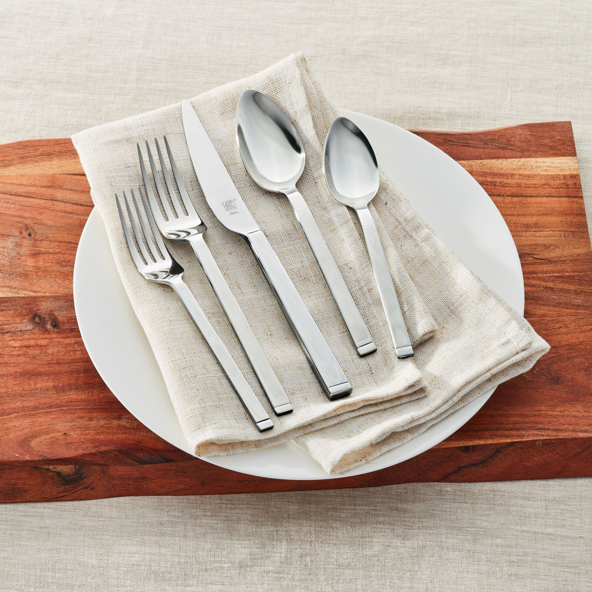 ZWILLING Squared 45-pc 18/10 Stainless Steel Flatware Set