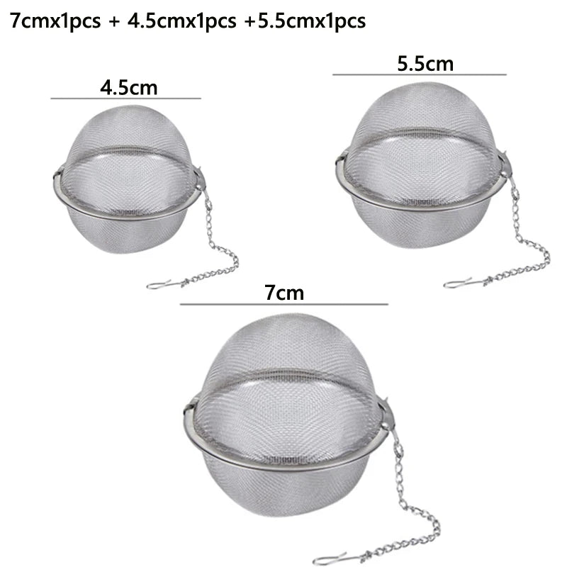 Stainless Steel Tea Infuser Ball – Mesh Loose Leaf Strainer with Locking Design