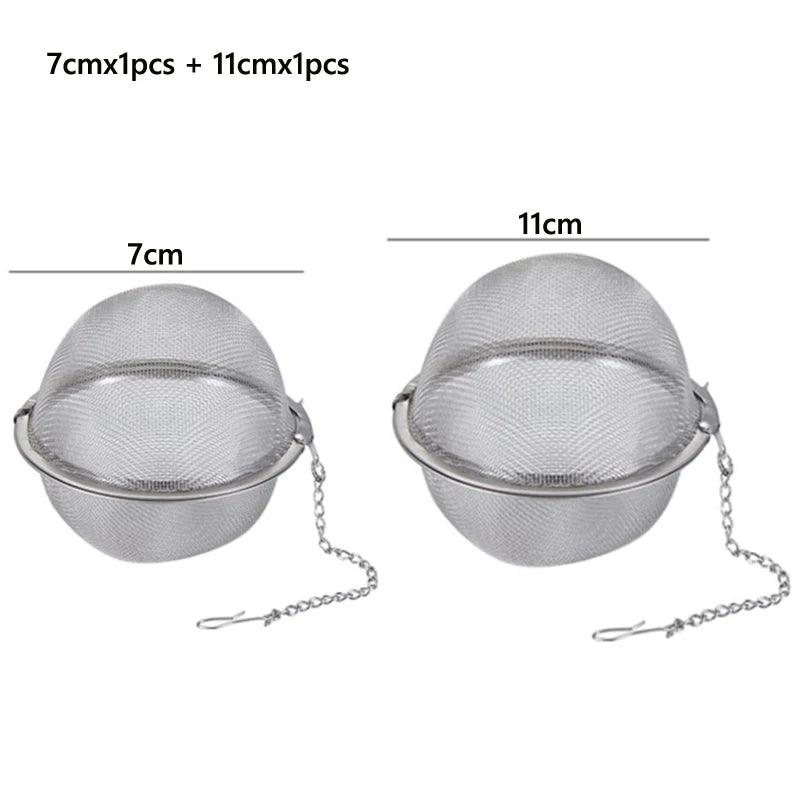 Stainless Steel Tea Infuser Ball – Mesh Loose Leaf Strainer with Locking Design