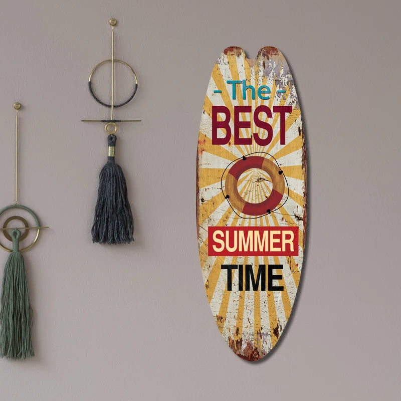 Beach Theme Welcome Sign for Home, Bar & Summer Decor