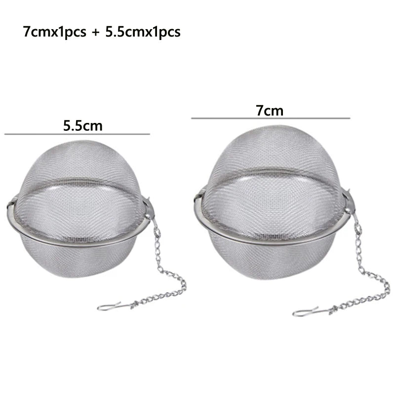 Stainless Steel Tea Infuser Ball – Mesh Loose Leaf Strainer with Locking Design