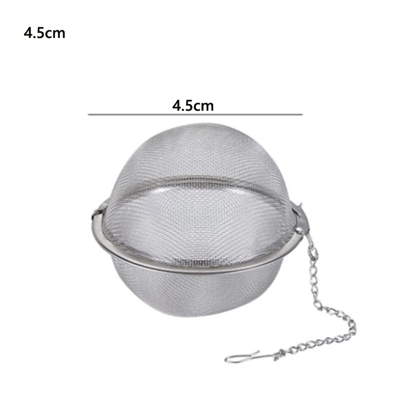 Stainless Steel Tea Infuser Ball – Mesh Loose Leaf Strainer with Locking Design