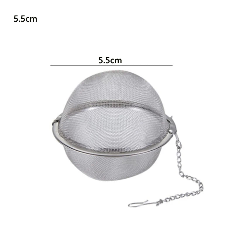 Stainless Steel Tea Infuser Ball – Mesh Loose Leaf Strainer with Locking Design