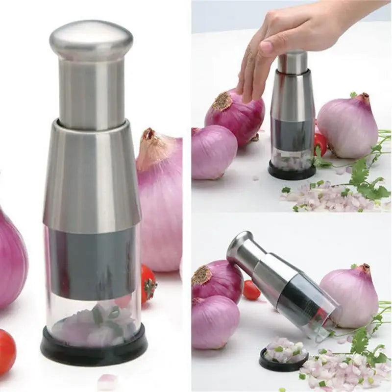 Handheld Vegetable Crusher and Slicer for Quick Food Prep