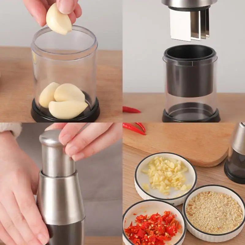 Handheld Vegetable Crusher and Slicer for Quick Food Prep