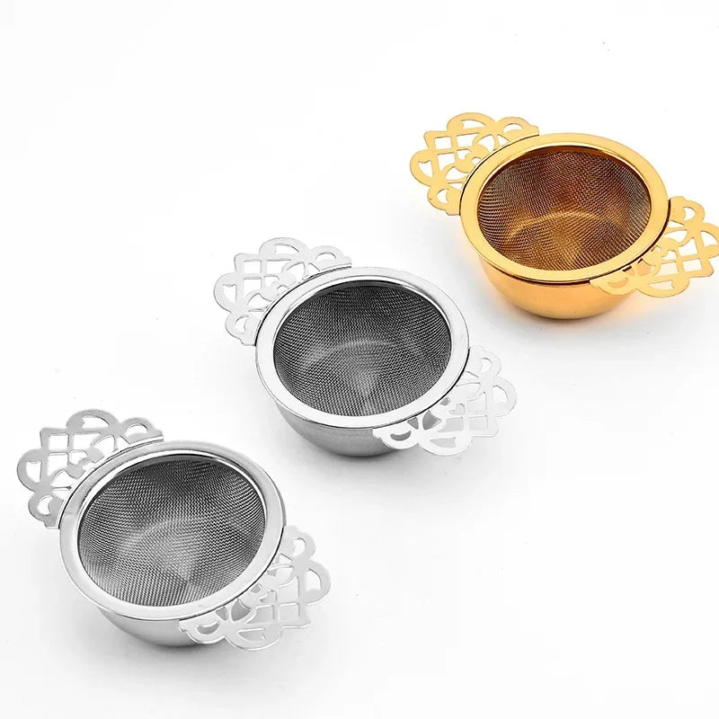 Stainless Steel Tea Strainer – Reusable Spice & Loose Leaf Tea Infuser