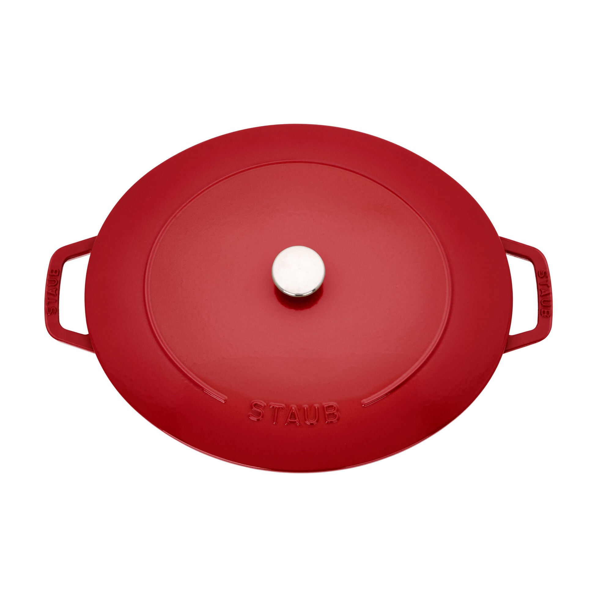 Staub Cast Iron 6.25-qt Wide Oval Dutch Oven - Cherry