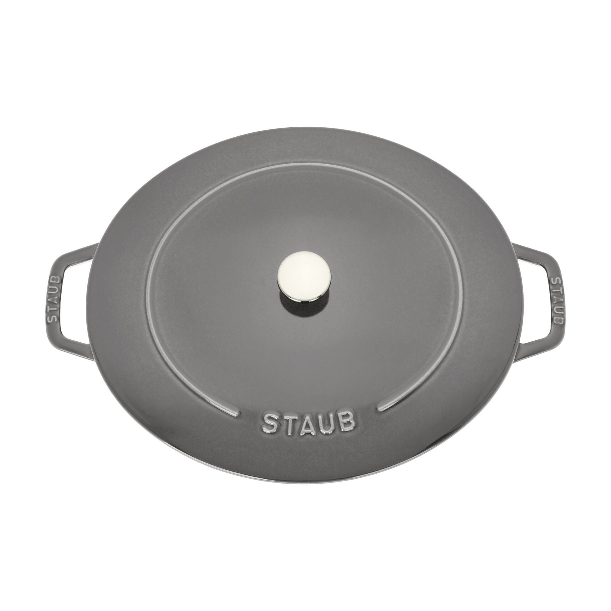 Staub Cast Iron 6.25-qt Wide Oval Dutch Oven - Graphite