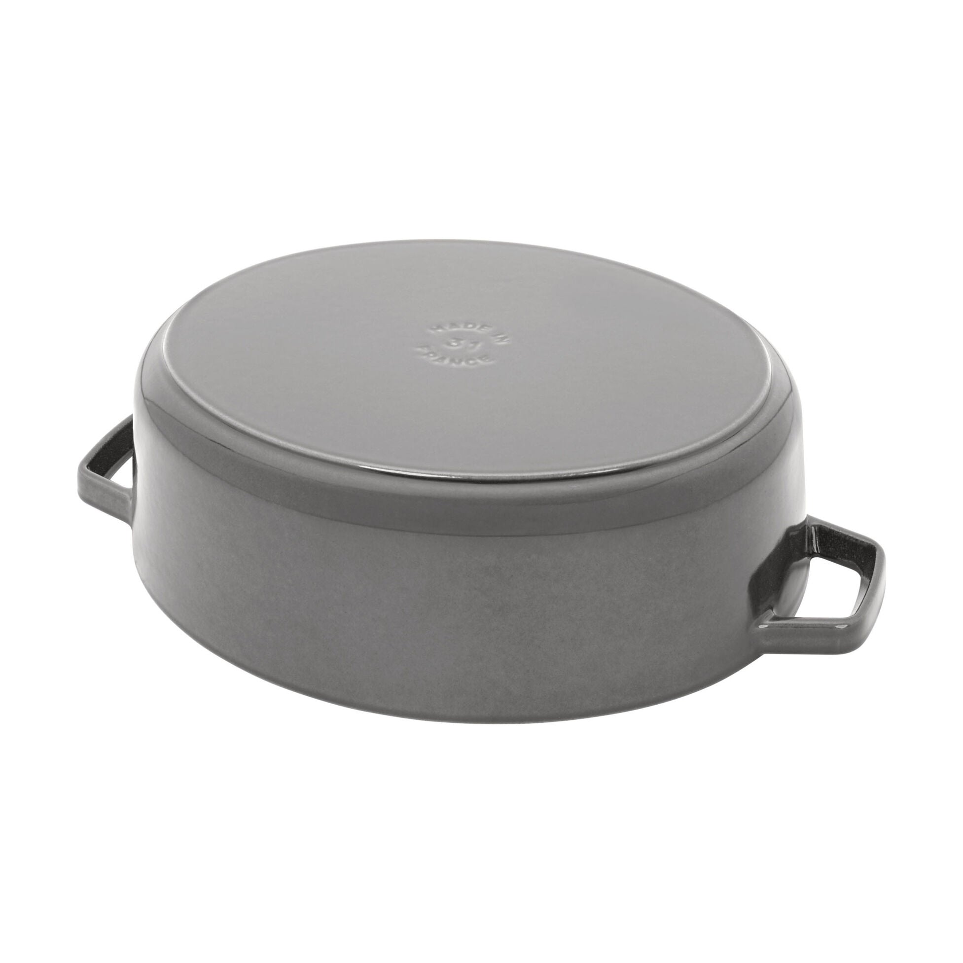 Staub Cast Iron 6.25-qt Wide Oval Dutch Oven - Graphite