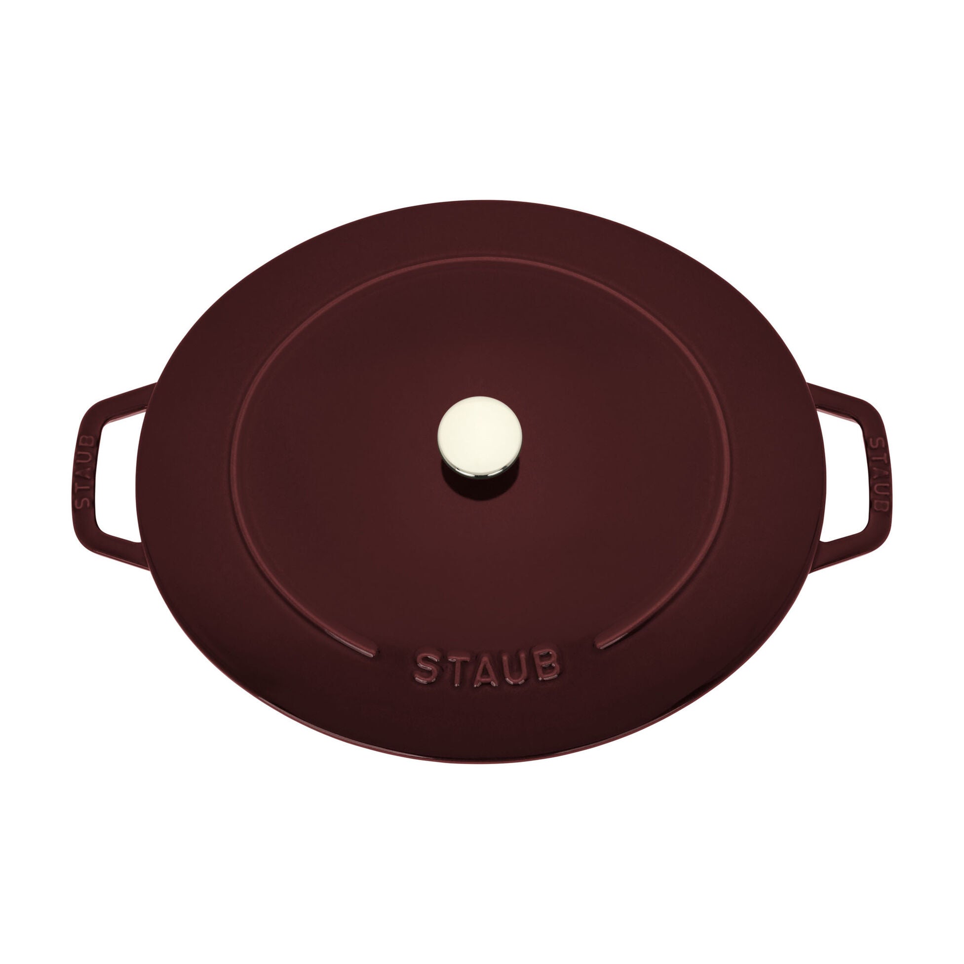 Staub Cast Iron 6.25-qt Wide Oval Dutch Oven - Grenadine