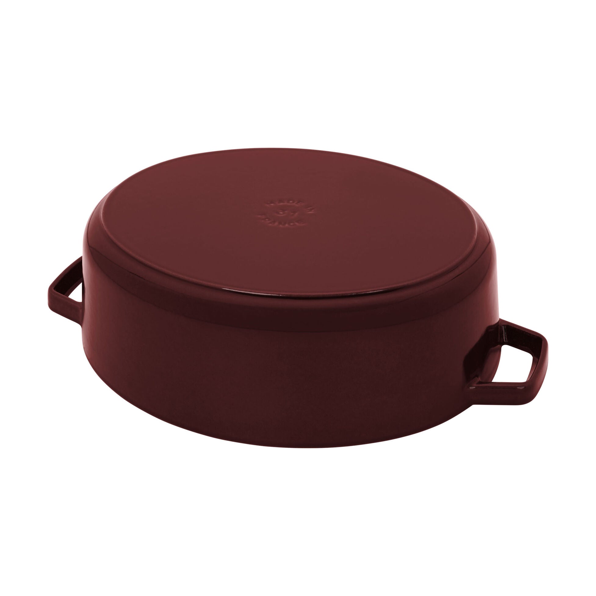 Staub Cast Iron 6.25-qt Wide Oval Dutch Oven - Grenadine