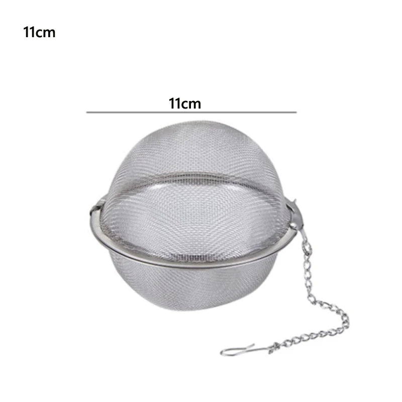 Stainless Steel Tea Infuser Ball – Mesh Loose Leaf Strainer with Locking Design