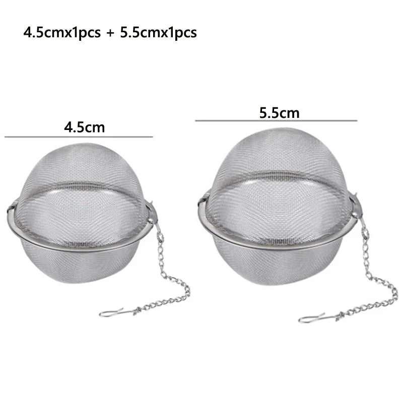 Stainless Steel Tea Infuser Ball – Mesh Loose Leaf Strainer with Locking Design