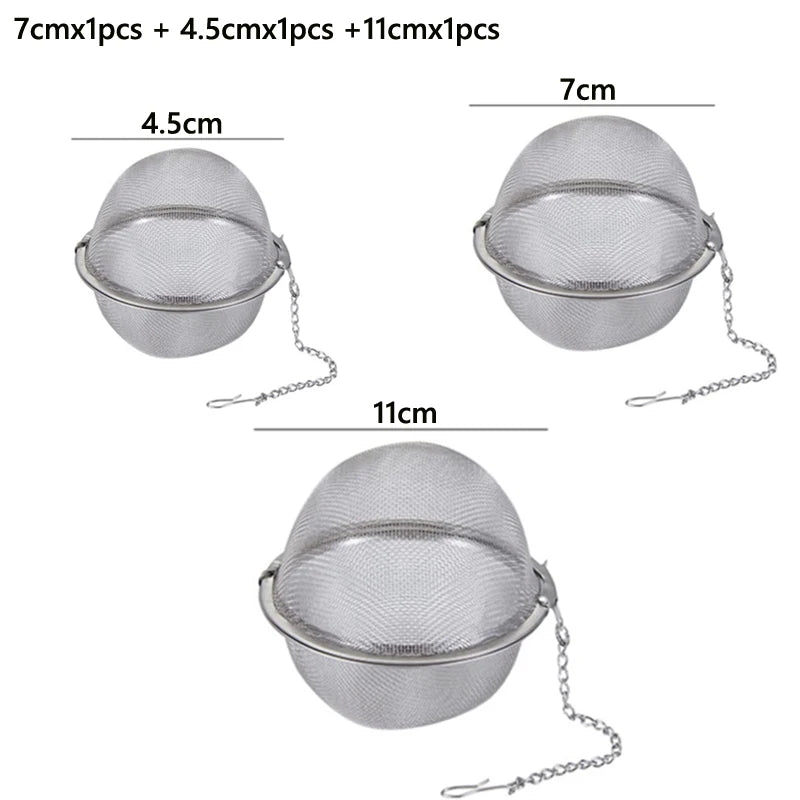 Stainless Steel Tea Infuser Ball – Mesh Loose Leaf Strainer with Locking Design
